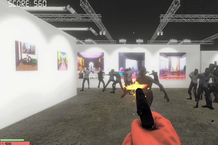 Artist Mak2 Turns Art Fair Into First-Person Zombie Shooting Game