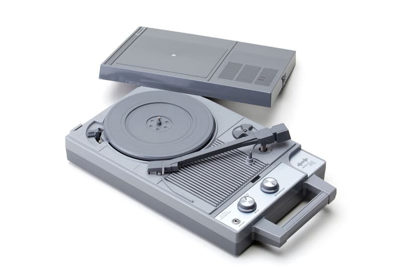 NEIGHBORHOOD Puts Its Own Spin on the GP3 Turntable release price record player columbia gp n3nh design showa sika period japanese japan imprint clothing fashion tech capsule collection drop link usd battery portable cord aa battery knov knob switch volume play record vinyl music
