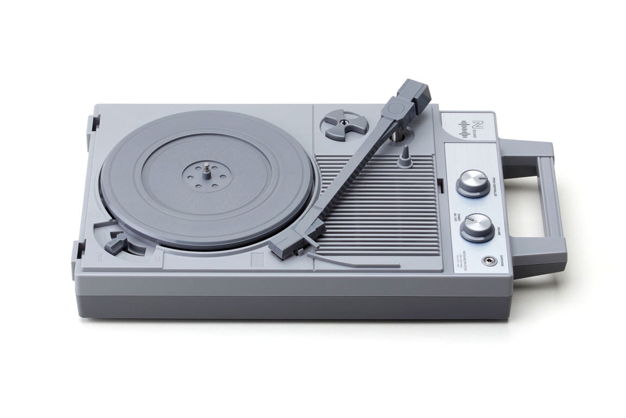 NEIGHBORHOOD Puts Its Own Spin on the GP3 Turntable release price record player columbia gp n3nh design showa sika period japanese japan imprint clothing fashion tech capsule collection drop link usd battery portable cord aa battery knov knob switch volume play record vinyl music