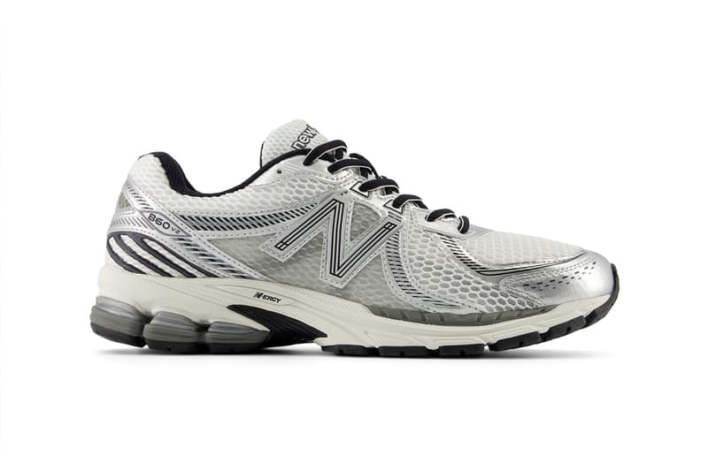 new balance 860v2 retro runner mesh metallic abzorb optic white general release dusted grape nb navy sneaker releases 2024 