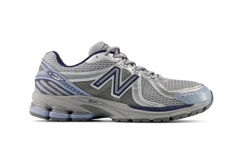 new balance 860v2 retro runner mesh metallic abzorb optic white general release dusted grape nb navy sneaker releases 2024 