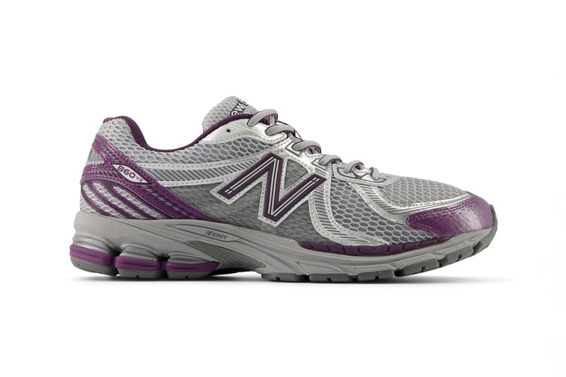 new balance 860v2 retro runner mesh metallic abzorb optic white general release dusted grape nb navy sneaker releases 2024 