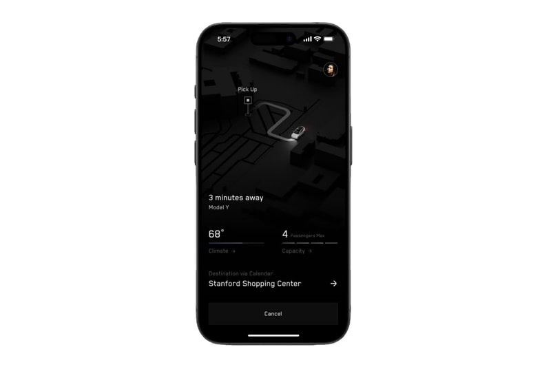 tesla uber robotaxi rideshare service program hailing car report details elon musk self driving assist