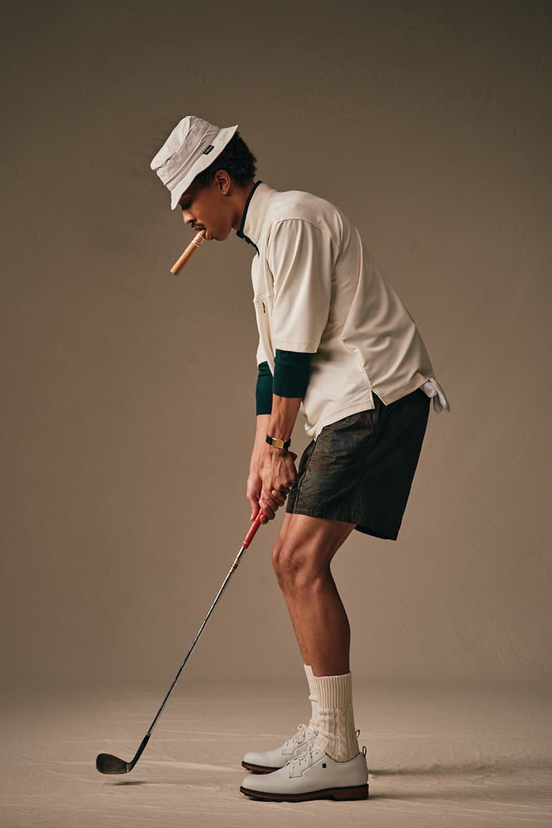 aime leon dore golf collection clothing apparel polo hat pants glove jacket shirt