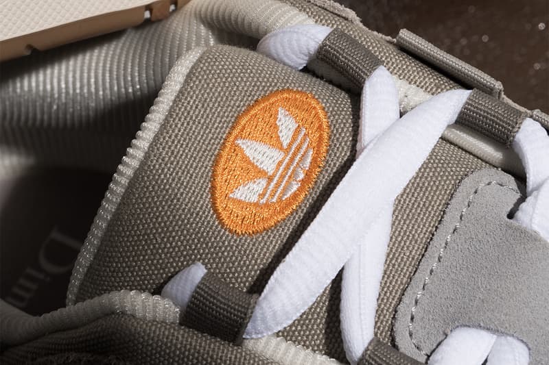 Dime and adidas Take it Back to the 2000s With a ADI2000 Collaboration IE4012 Lt. Granite/Ftw Wht/Chalk montreal canadian skateboard skatewear skate shoe