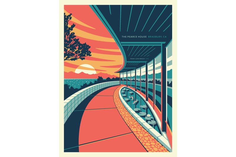 frank lloyd wright timeless exhibition spoke art travel posters