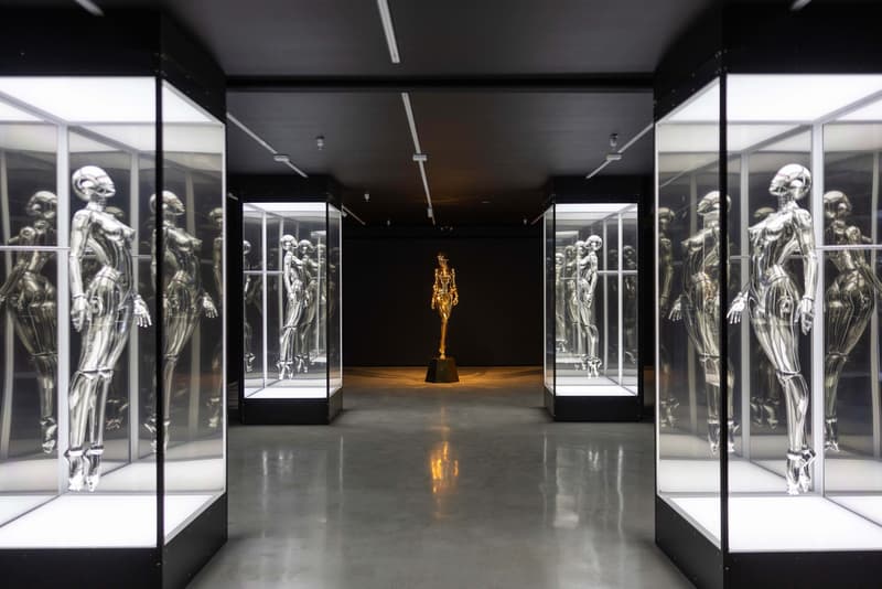 hajime sorayama desire machines museum of sex miami exhibition art sculptures