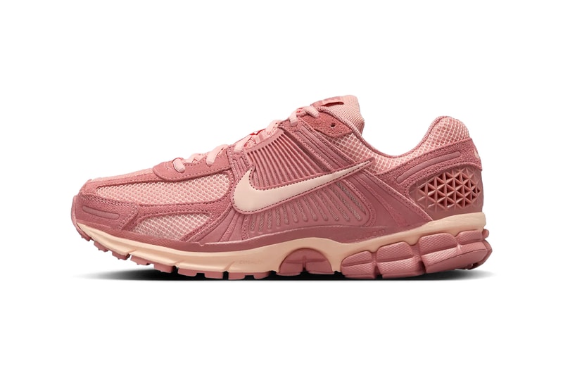 Nike Zoom Vomero 5 Surfaces in "Red Stardust" HF1553-600 comfortable everyday shoes rosy colorway monochromatic tone everyday sneakers shoes 