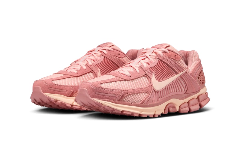 Nike Zoom Vomero 5 Surfaces in "Red Stardust" HF1553-600 comfortable everyday shoes rosy colorway monochromatic tone everyday sneakers shoes 
