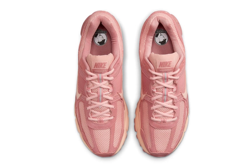 Nike Zoom Vomero 5 Surfaces in "Red Stardust" HF1553-600 comfortable everyday shoes rosy colorway monochromatic tone everyday sneakers shoes 