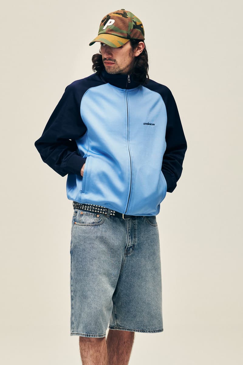 Palace Skateboards Summer 2024 Collection Lookbook goretex gore tex pertex jacket graphic zip up hoodie jersey shorts flowers floral color bright denim racing nascar logo london drop release 