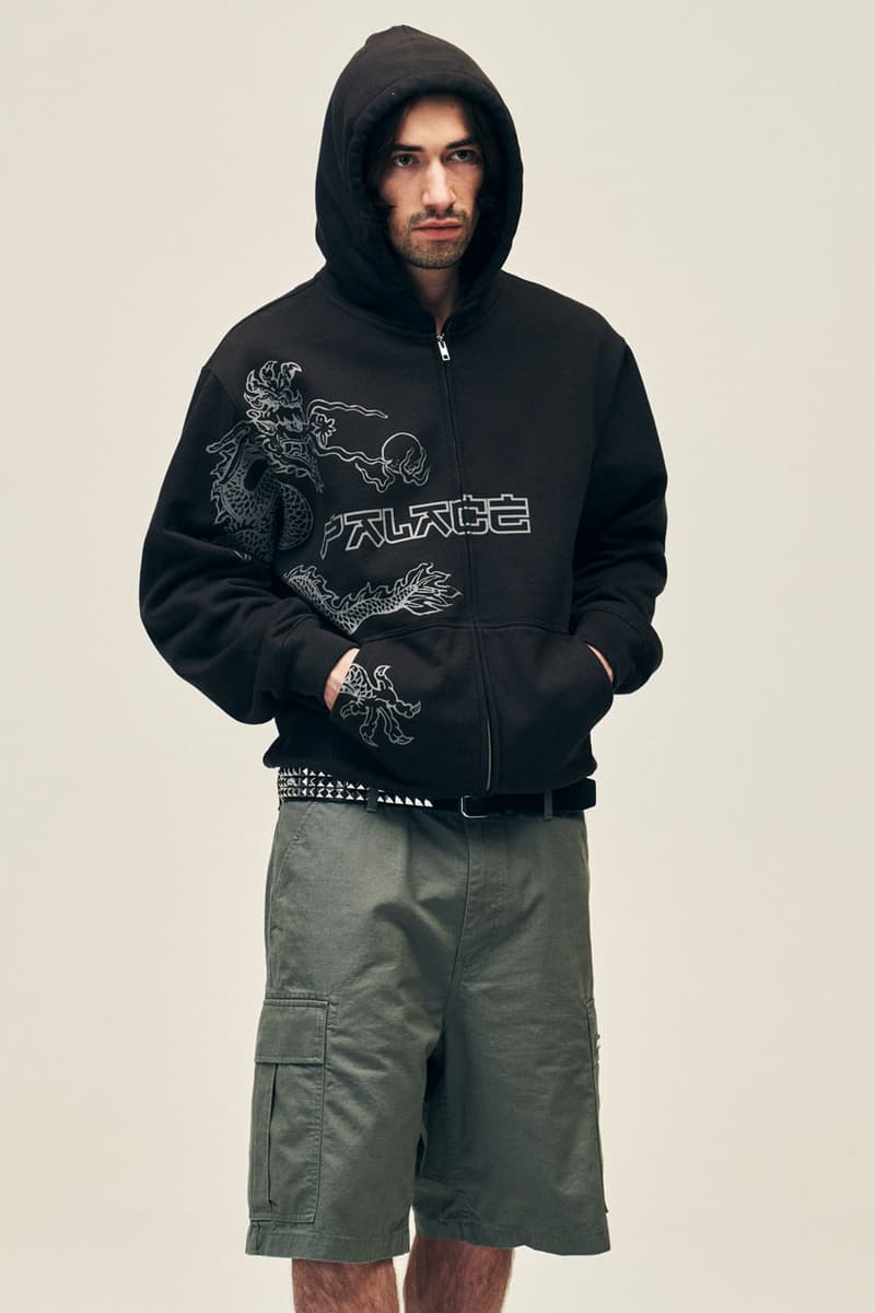 Palace Skateboards Summer 2024 Collection Lookbook goretex gore tex pertex jacket graphic zip up hoodie jersey shorts flowers floral color bright denim racing nascar logo london drop release 