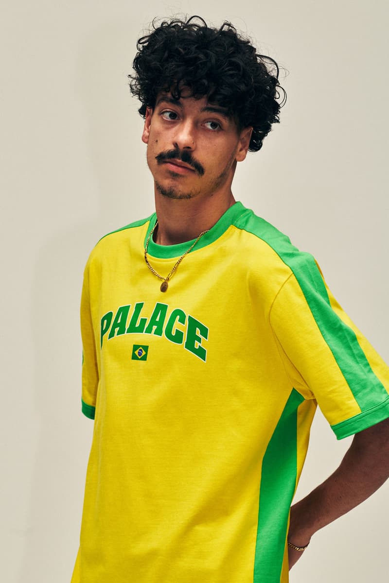 Palace Skateboards Summer 2024 Collection Lookbook goretex gore tex pertex jacket graphic zip up hoodie jersey shorts flowers floral color bright denim racing nascar logo london drop release 