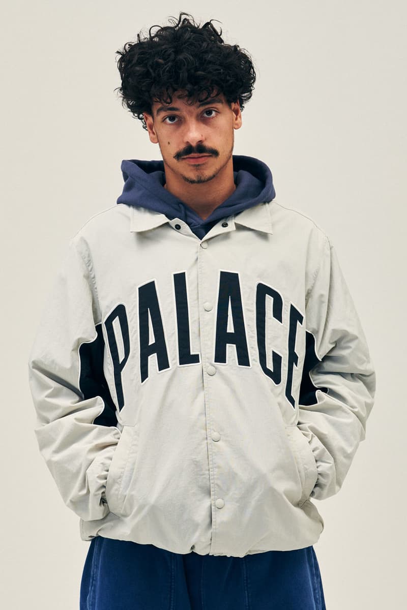 Palace Skateboards Summer 2024 Collection Lookbook goretex gore tex pertex jacket graphic zip up hoodie jersey shorts flowers floral color bright denim racing nascar logo london drop release 