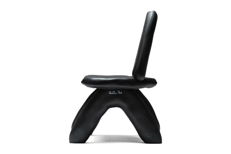 Daniel Arsham Friedman Benda Basic Space Dino Chair Black Pink Info