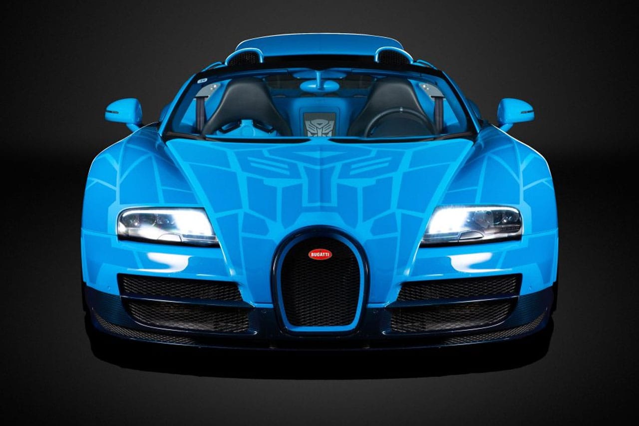 Поверхности Bugatti Veyron Grand Sport Vitesse в стиле трансформеров выставлены на аукционе