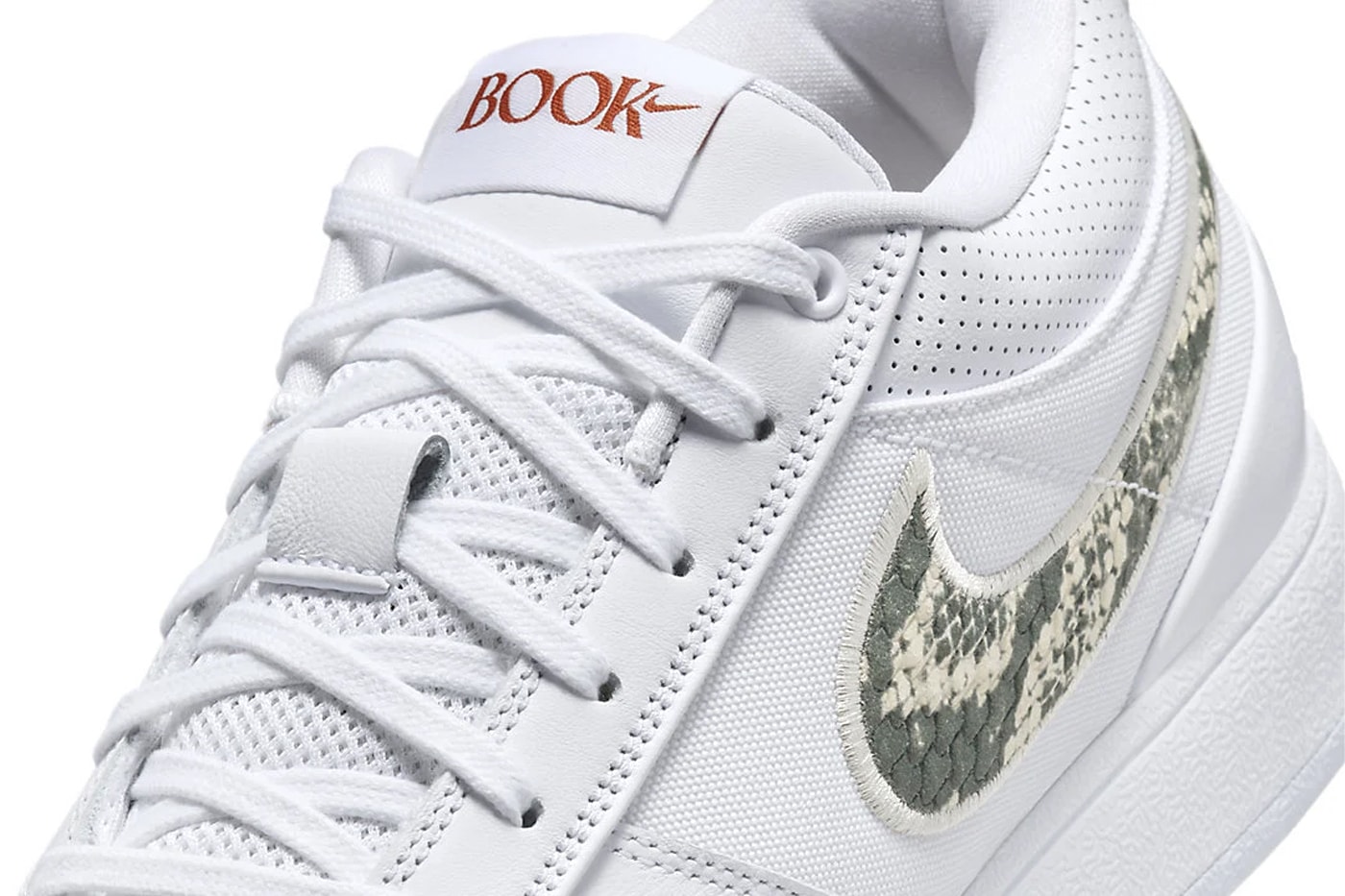 Nike Book 1 «Rattlesnake» имеет официальную весеннюю дату выпуска — май 2024 г. Девин Букер НБА Феникс Санз Desert Haven обувь Баскетбольные кроссовки символические FJ4249-101