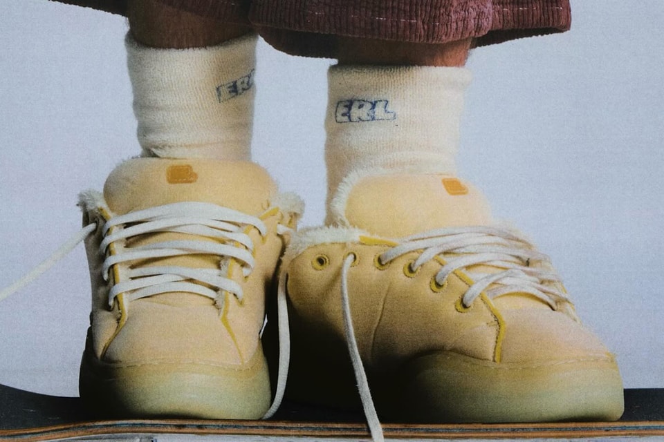 ERL イーアールエル 国内正規 24SS SUEDE VAMPS SKATE SNEAKER 