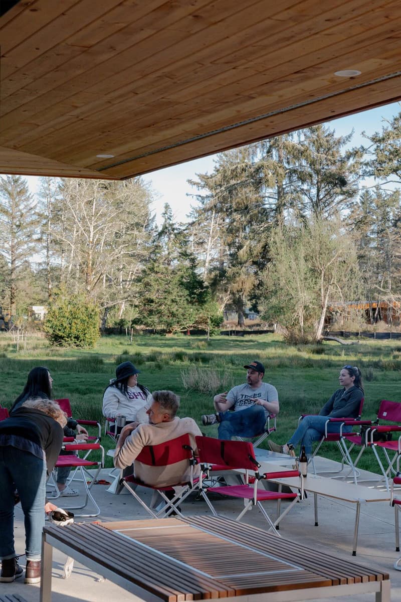 snow peak campfield campsite lodge tents long beach washington info photos details