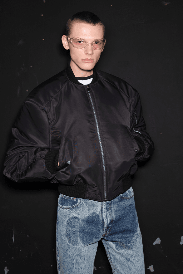 JORDANLUCA Pee-Stained Jeans Release Information details date denim menswear womenswear unisex London uk