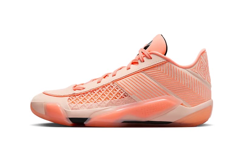 Air Jordan 38 Low Surfaces in "Crimson Tint" FD2326-800 Release info jordan brand michael jordan basketball sneakers