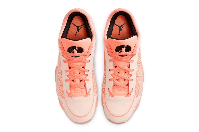 Air Jordan 38 Low Surfaces in "Crimson Tint" FD2326-800 Release info jordan brand michael jordan basketball sneakers