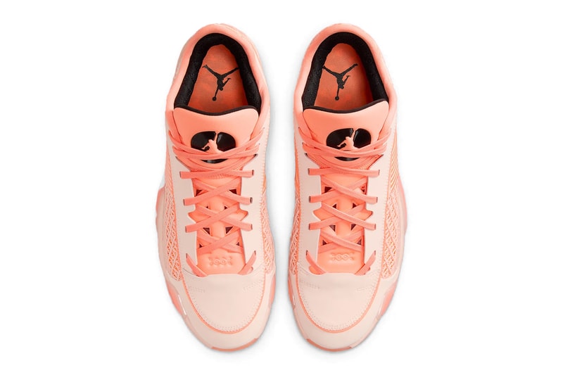 Air Jordan 38 Low Surfaces in "Crimson Tint" FD2326-800 Release info jordan brand michael jordan basketball sneakers