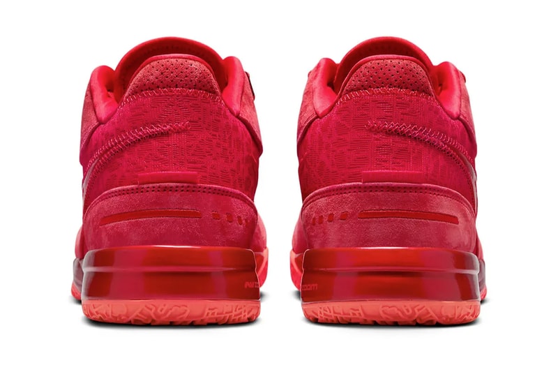 Official Look at then Nike Zoom LeBron NXXT Gen AMPD "University Red" FJ1566-600 sued crimson lebron james may 2024 basketball shoe luxe premium