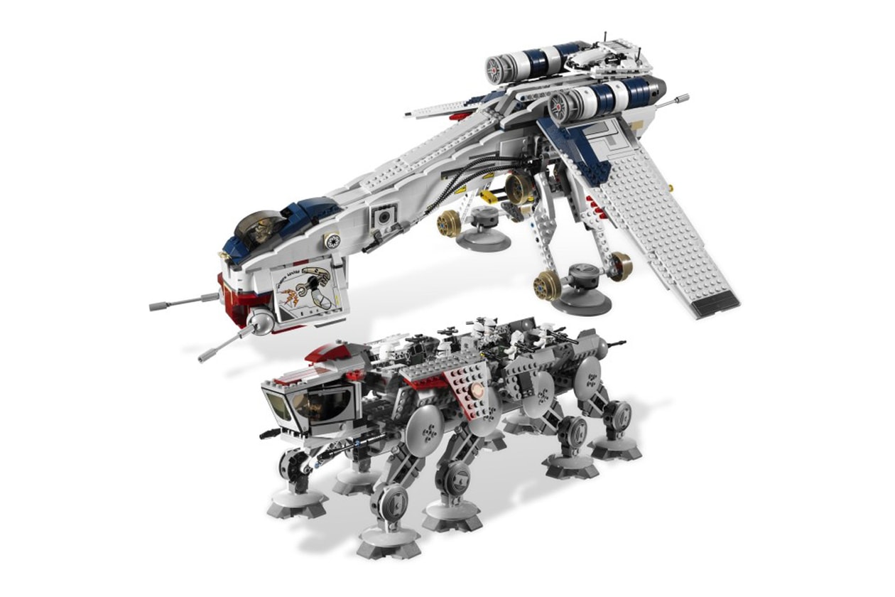 The 10 Most Iconic LEGO ‘Star Wars’ Sets 7191: UCS X-wing Fighter (2000) 10123: Cloud City (2003) 7655: Clone Troopers Battle Pack (2007) 7662: Trade Federation MTT (2007) 10195: Republic Dropship with AT-OT (2009) 8092: Luke's Landspeeder (2010) 75021: Republic Gunship (2013) 75159: Death Star (2016) 75192: UCS Millennium Falcon (2017) 75280: 501st Legion Clone Troopers (2020) may the fourth