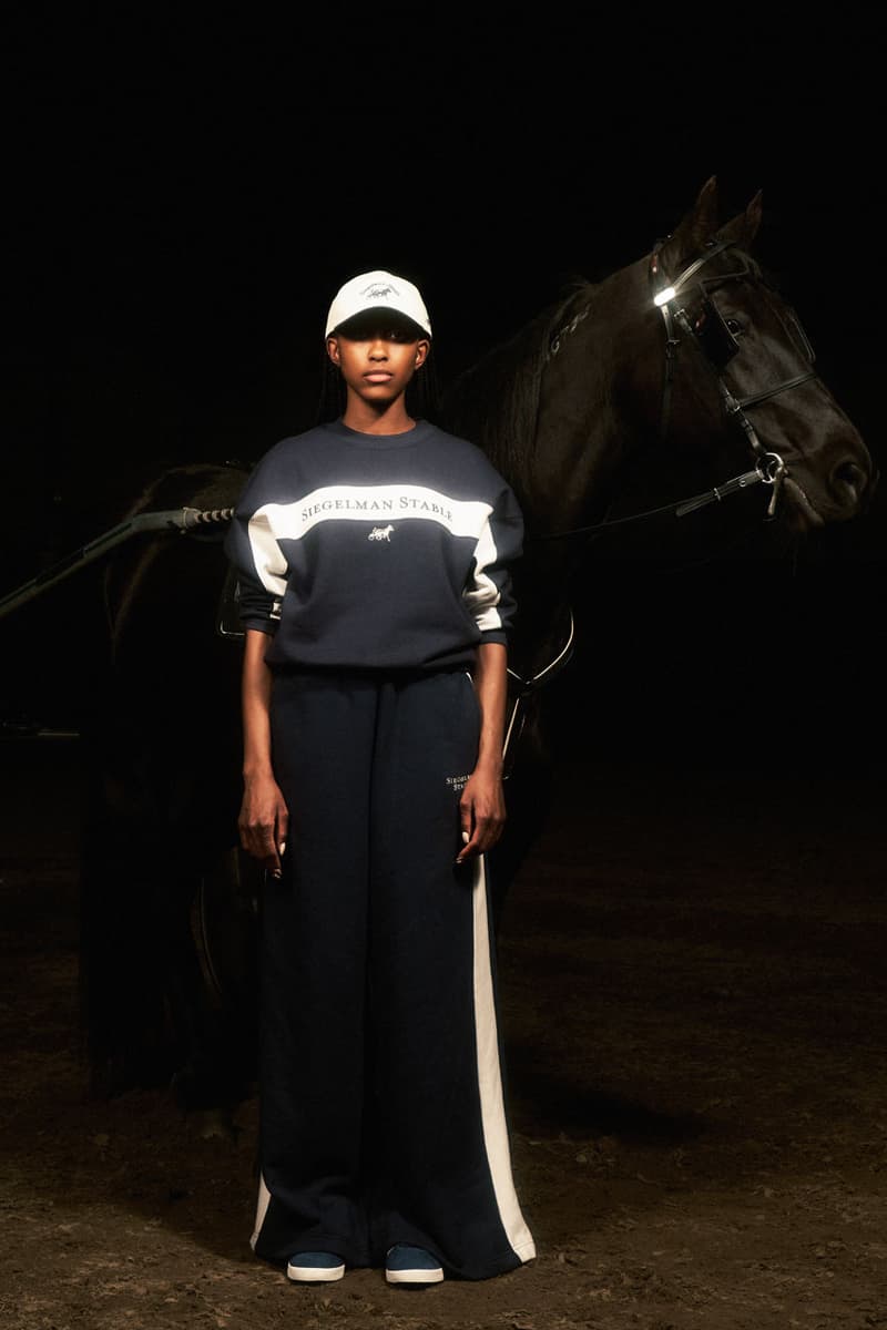Siegelman Stable Honors Its Racing Legacy With First-Ever Tracksuit pop up new york city nyc spring summer 2024 max robbie shopify collab horse link colors racing kentucky derby link greene street soho hours price hat knicks collab 