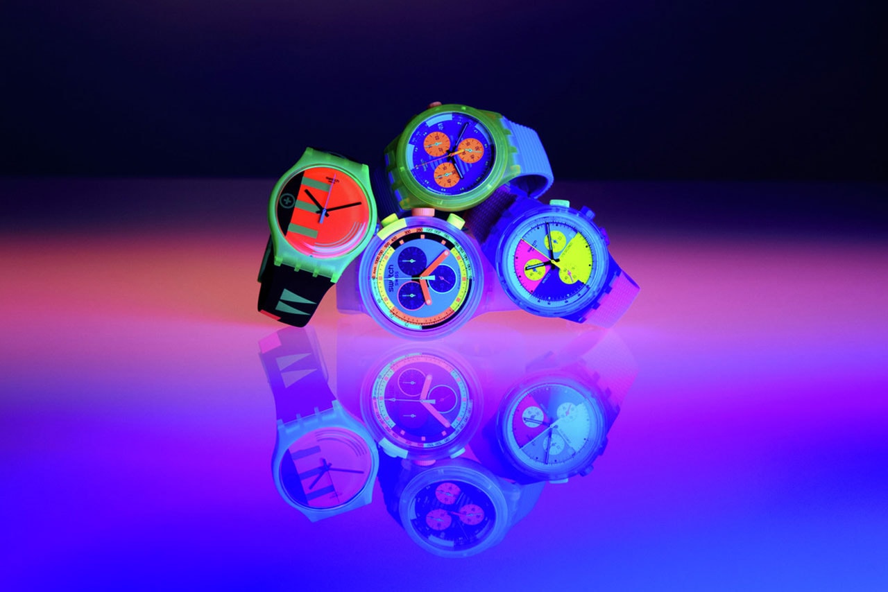 Swatch’s NEON Collection Brings Bold Color to Its Catalog Watches