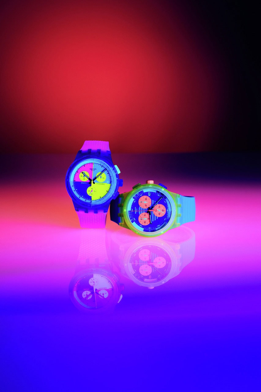 Swatch’s NEON Collection Brings Bold Color to Its Catalog Watches