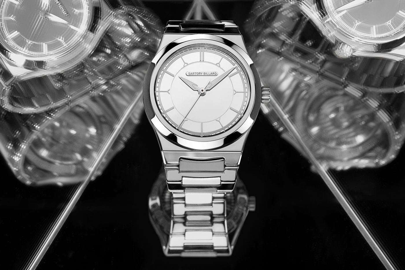 Grail Watch 11 Sartory Billard SB07 «Ghost» Полностью зеркально полированные часы Revolution Информация о выпуске ограниченной серии