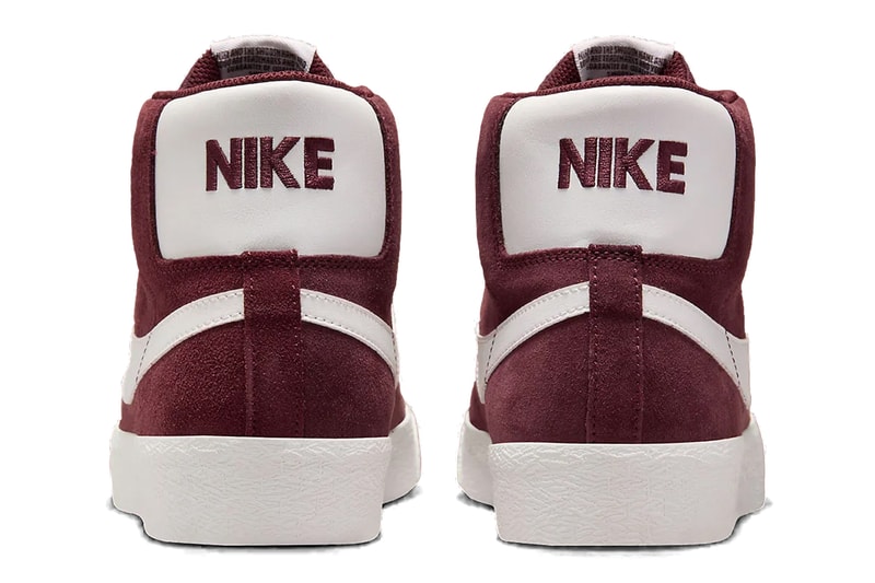 Информация о выпуске Nike SB Blazer Mid Burgundy Crush FD0731-600