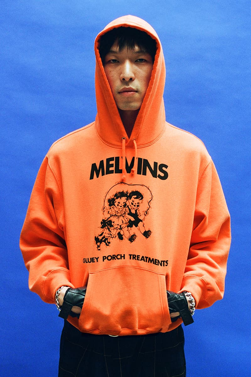 Supreme Melvins Spring 2024 Collaboration Release Info Houdini BDU jacket S/S polo T-shirts hooded sweatshirt 6 panel caps