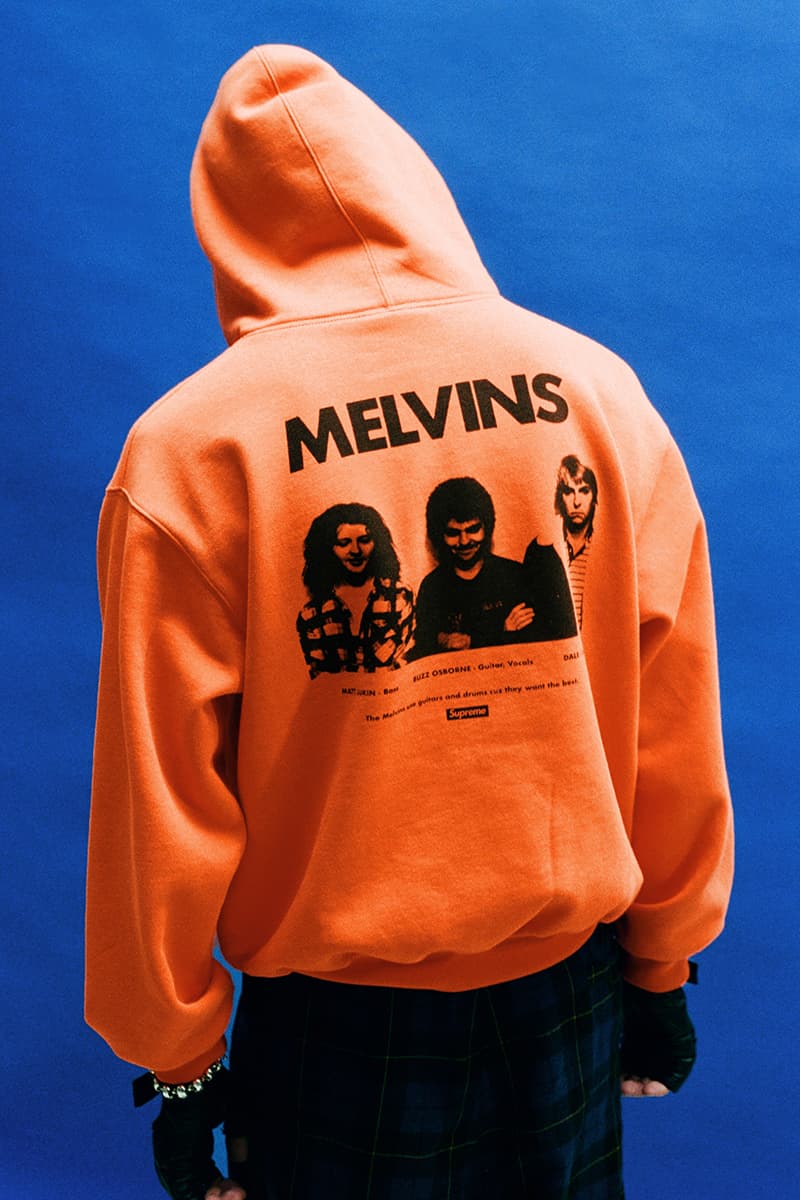 Supreme Melvins Spring 2024 Collaboration Release Info Houdini BDU jacket S/S polo T-shirts hooded sweatshirt 6 panel caps