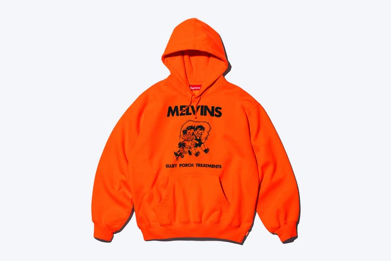 Supreme Melvins Spring 2024 Collaboration Release Info Houdini BDU jacket S/S polo T-shirts hooded sweatshirt 6 panel caps