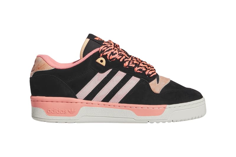 Anthony Edwards Latest adidas Rivalry Low Shoe Has Surfaced IH7729 now available released skate shoe pink black three stripes