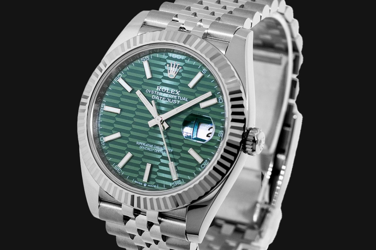 Chrono24 Most Hyped Watches from April Analysis Report Watch Trends Hypetime Rolex Green Dial Datejust 41 126334 Seiko Marinemaster Prospex SLA021J1 Tissot Green Dial Prx T137.410.11.091.00 Oris Aquis Date 01 733 7732 4155-07 8 21 05PEB  Tudor Gold Dial Prince Date 74033