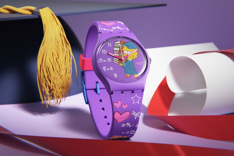 Swatch добавляет новые часы CLASS ACT в свою коллекцию часов «Симпсоны» 