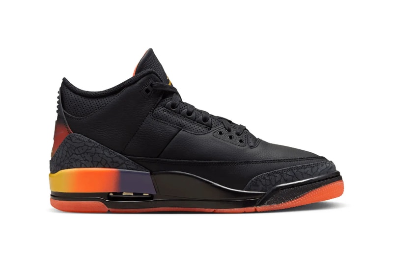 First Look at the J Balvin x Air Jordan 3 "Rio" Black/Solar Flare-Total Crimson Abyss jimmy butler new york city basketball pickup game never before seen colorway jordan brand