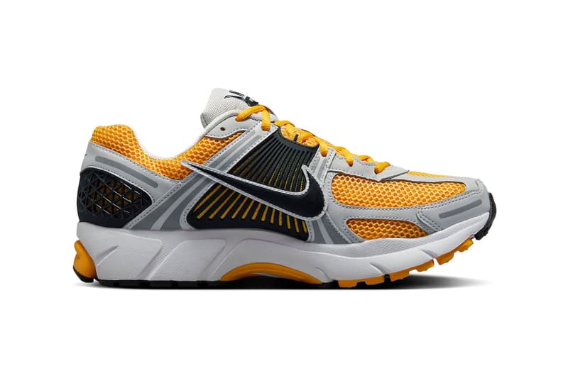 Nike Zoom Vomero 5 University Gold FB9149-002 Release Info Photon Dust/Laser Orange/Black 3M Reflective