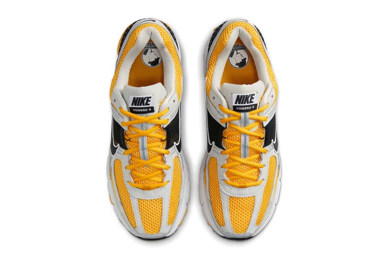 Nike Zoom Vomero 5 University Gold FB9149-002 Release Info Photon Dust/Laser Orange/Black 3M Reflective