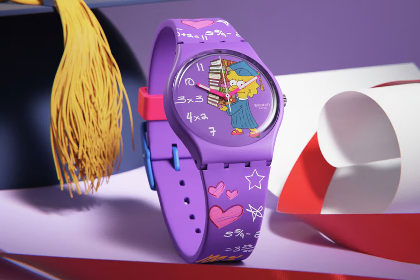 Swatch Adds New CLASS ACT Watch to Its ‘The Simpsons’ Collection Watches 