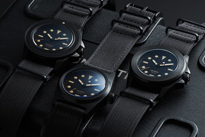 UNIMATIC Modello Uno U1S-8BB Modello Due U2S-8BB Modello Quattro U4S-8BB All Black Watches Release Info