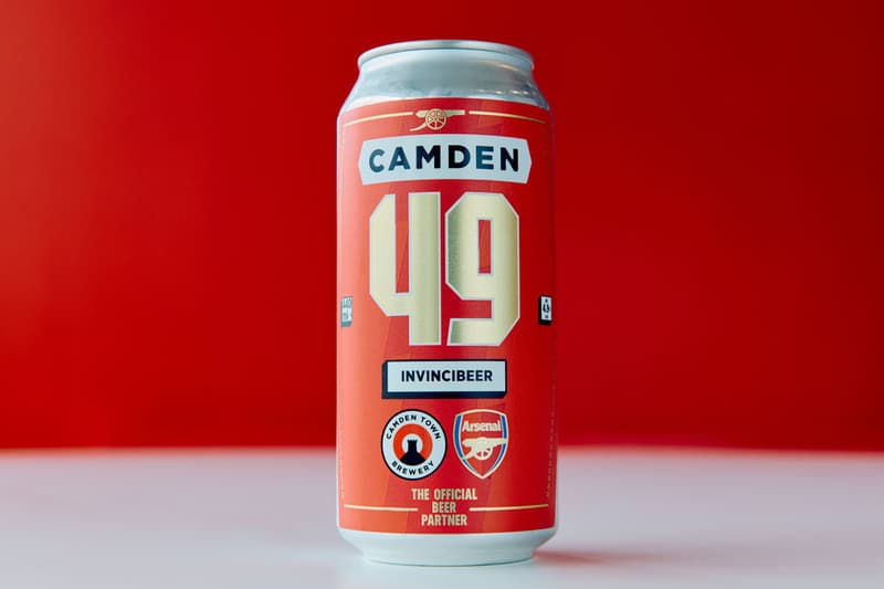 Camden Town Brewery Arsenal Football Club Beer Collaboration Football Soccer Sports Premier League Bukayo Saka
