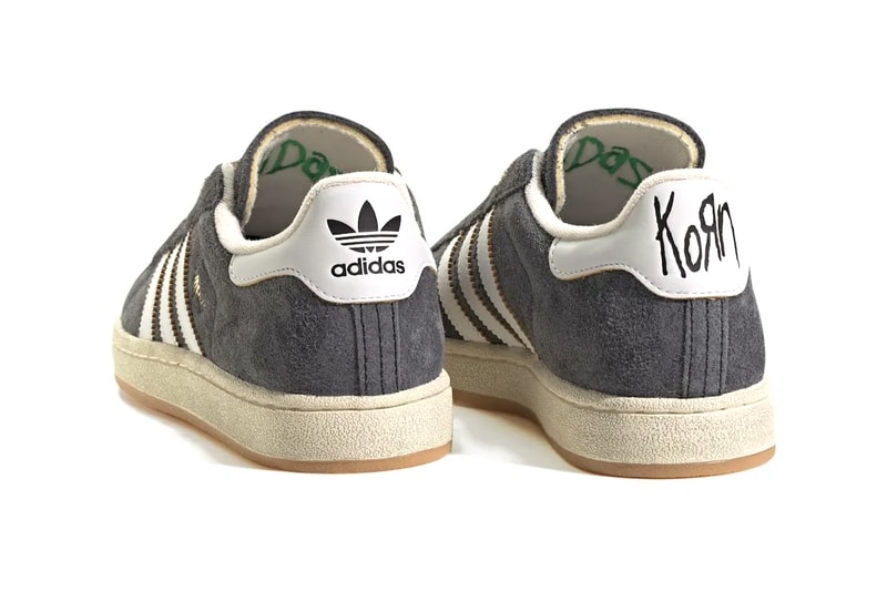 KoRn adidas Campus 2.0 if4282 Release Info Three Stripes  hairy suede upper gumsoles dark gray 