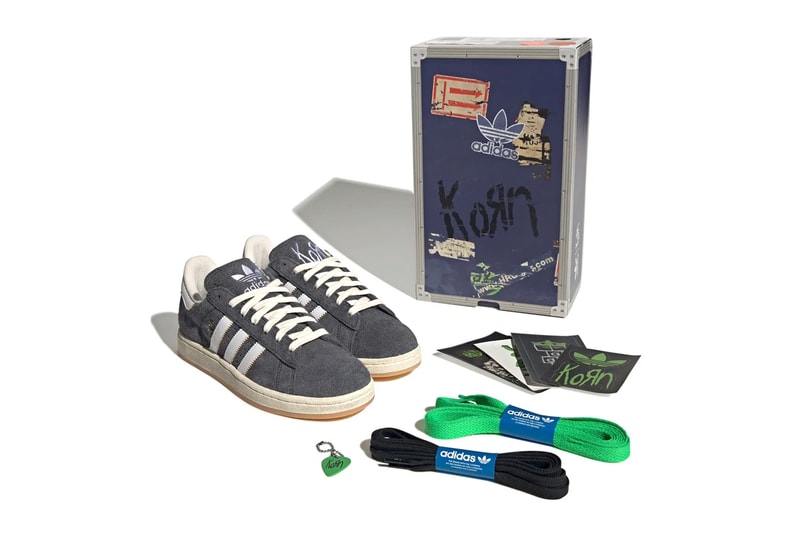 KoRn adidas Campus 2.0 if4282 Release Info Three Stripes  hairy suede upper gumsoles dark gray 