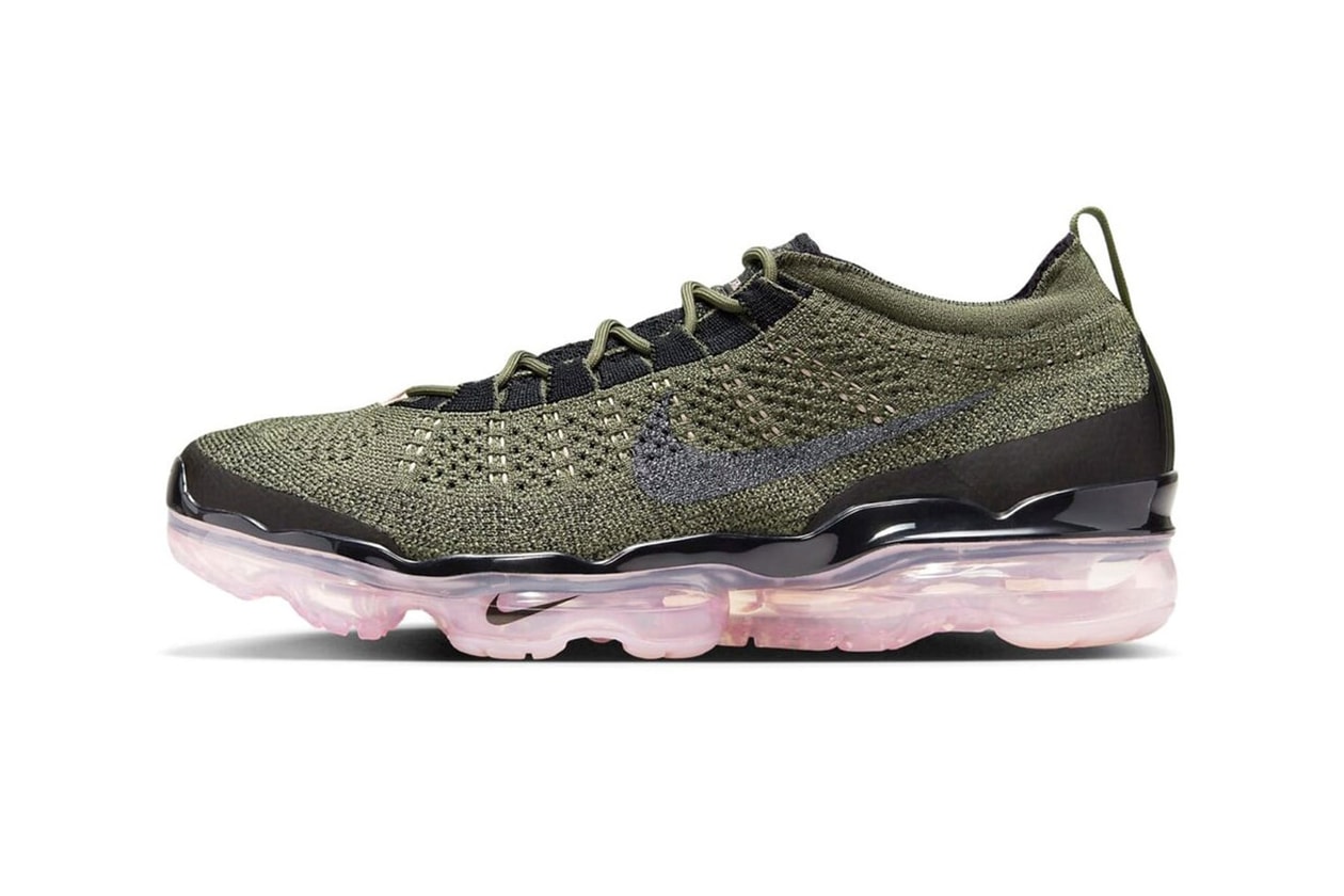 Nike Air Vapormax 2023 Flyknit 全新配色「Medium Olive/Pink Oxford」正式登場