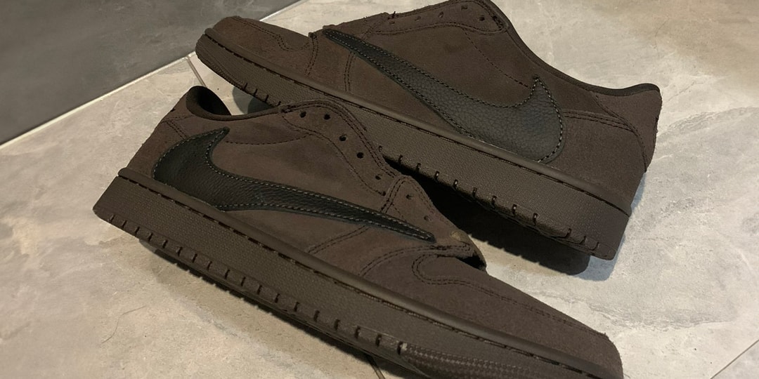 First Look at the Travis Scott x Air Jordan 1 Low OG "Velvet Brown"